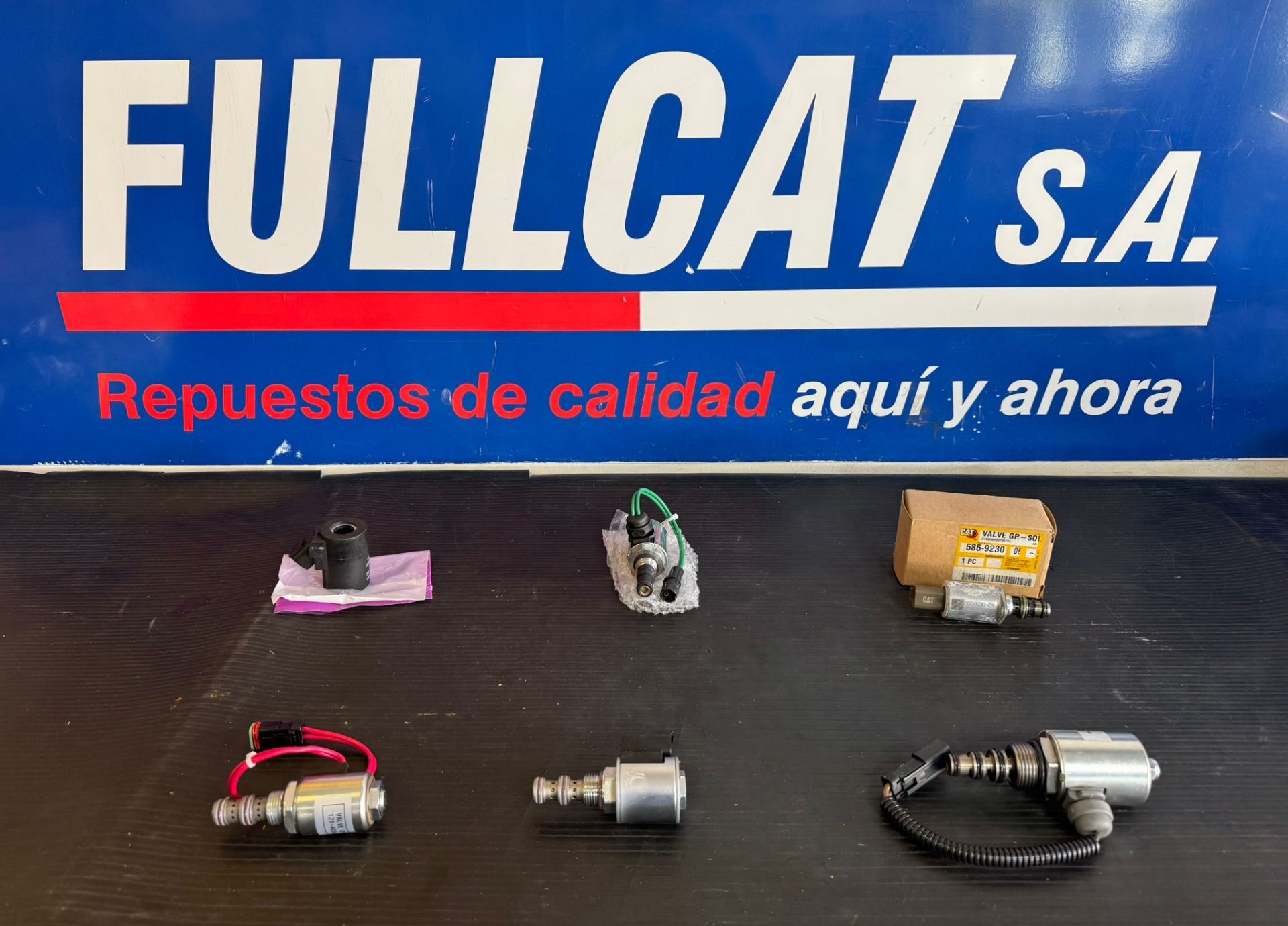 Repuesto Caterpillar 5859230 / 1861525 / 1959089 / 1214036 / 3809029 / 1528346 - Válvulas Solenoides | Para sistema hidráulico y toda maquinaria CAT